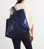 Harrods large cotton logo tote bag, UK version