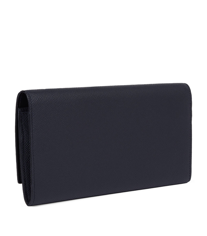 Smythson Leather Marshall Travel Wallet (British brand)