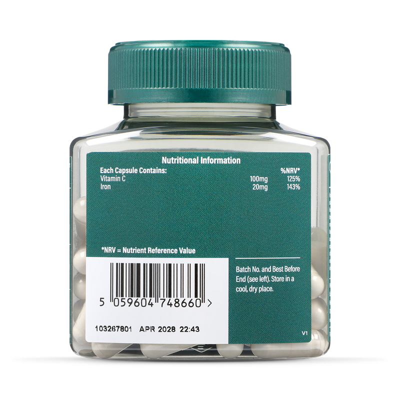 Holland & Barrett Gentle Iron Capsules 90 Count, UK version