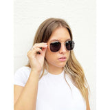 SVNX metal frame aviator square sunglasses (British brand)