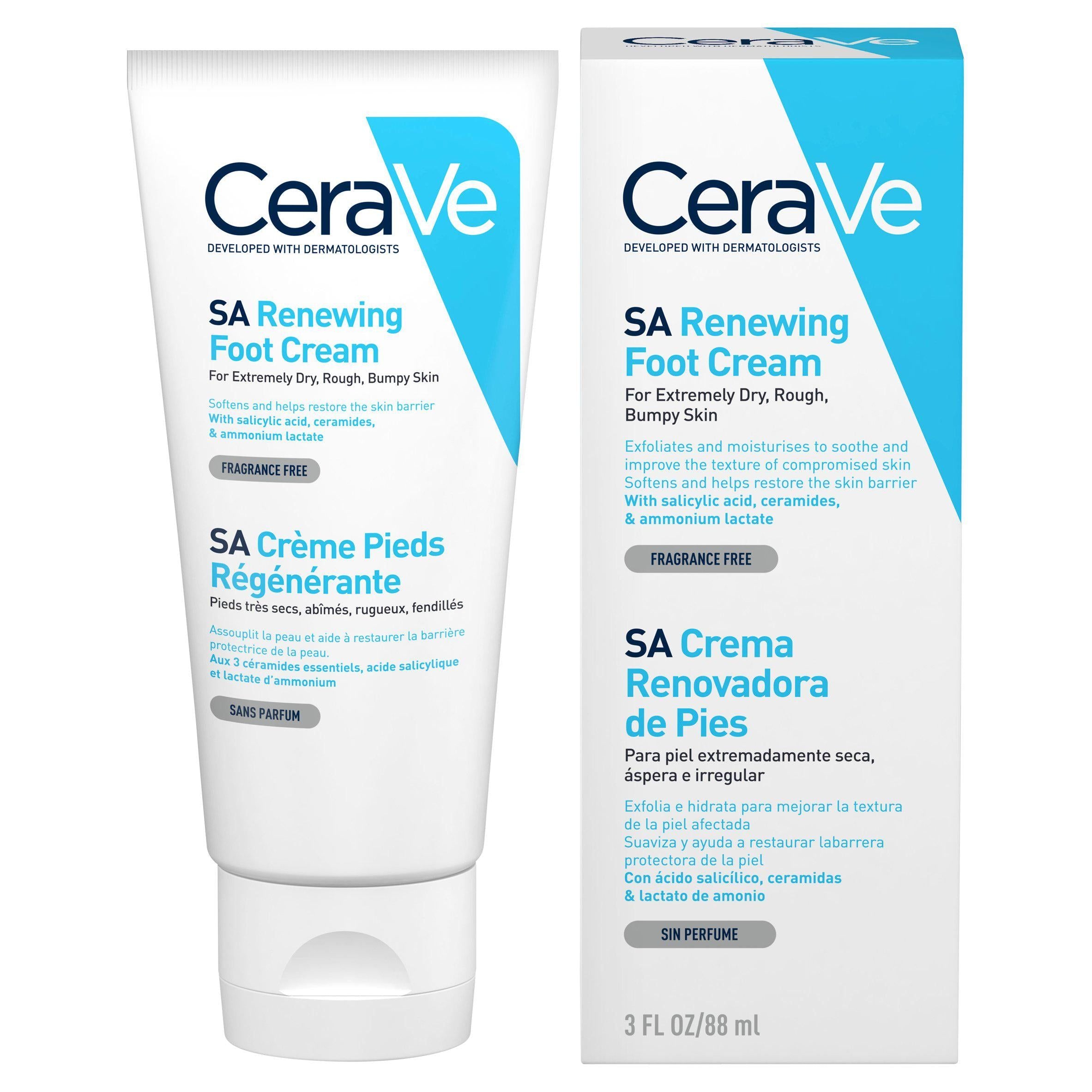 CeraVe SA Renewing Foot Cream 88ml GOODS Superdrug   