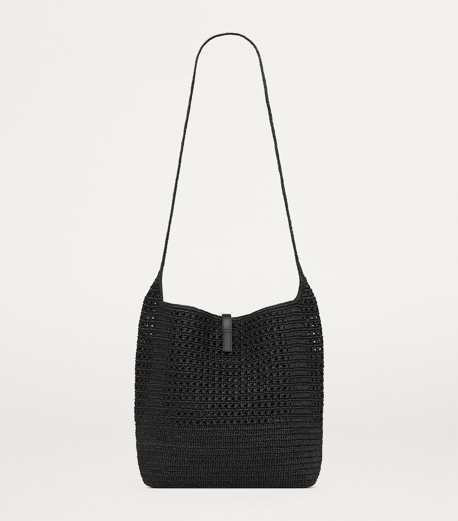 Saint Laurent Le 5 à 7 raffia shoulder bag, UK version