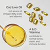 SuperSelf cod liver oil 2000mg 60 softgels - British product