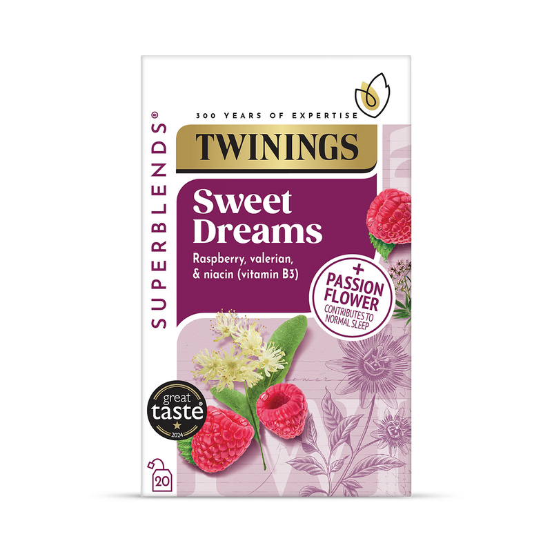 Twinings Superblends Sweet Dreams herbal tea 20 bags, UK version