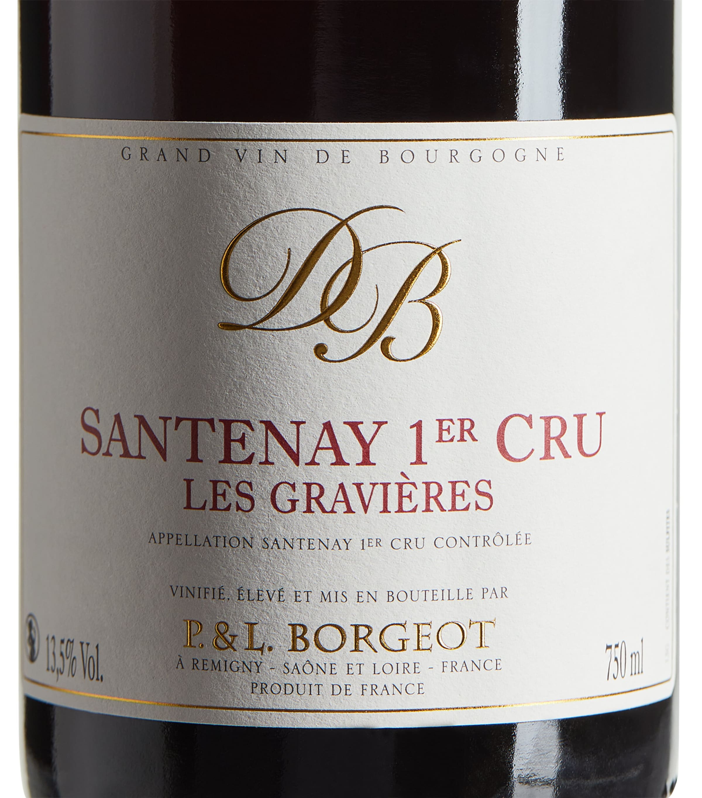 Borgeot Santenay Premier Cru Les Gravières Pinot Noir 75cl - British product