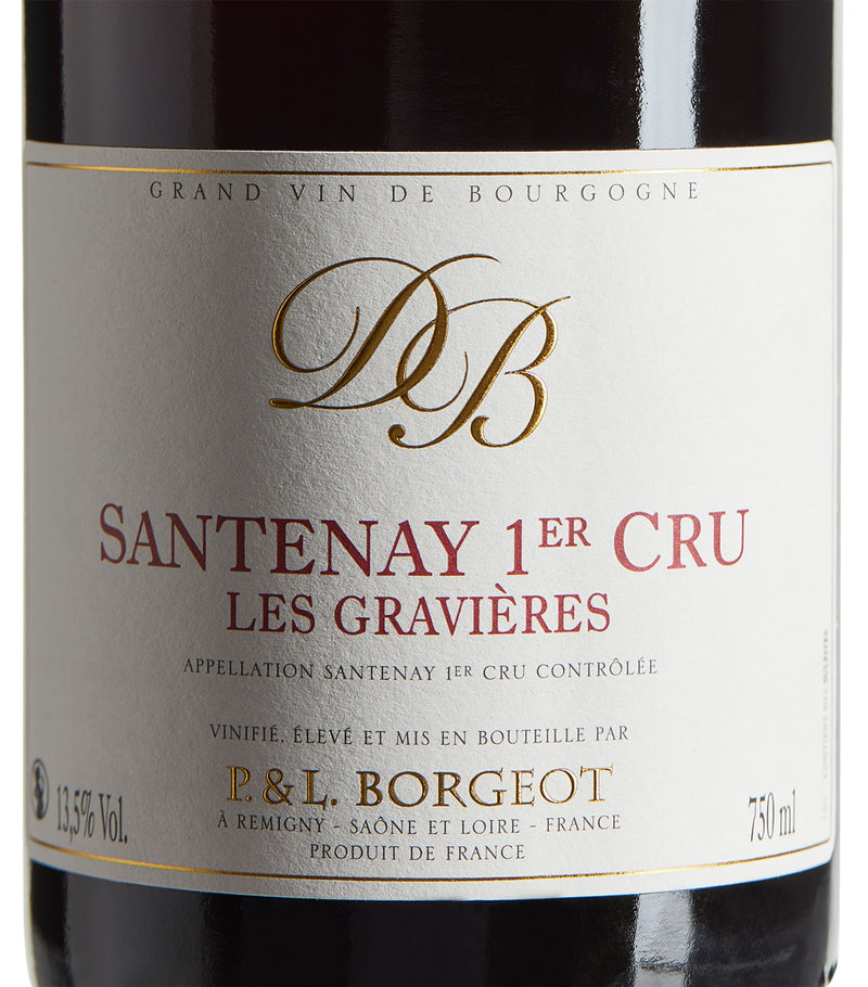 Borgeot Santenay Premier Cru Les Gravières Pinot Noir 75cl - British product