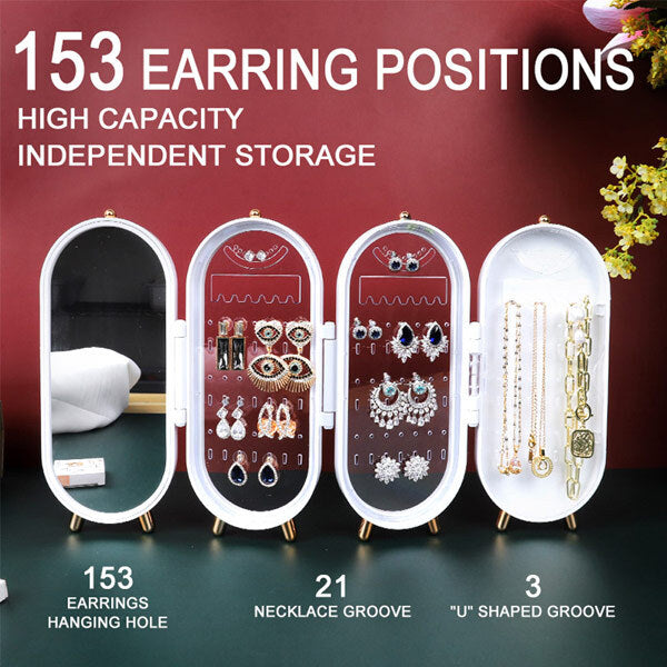 Livingandhome white jewelry storage box imported from the UK