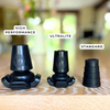 Ergocap crutch ferrules pair, imported from the UK