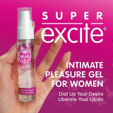 Skins Super Excite clitoral stimulation gel 30ml, imported from the UK