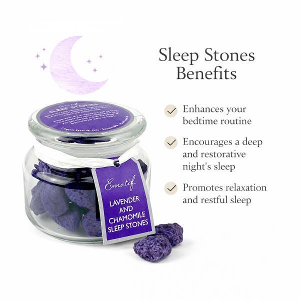 CorinCraft aromatherapy lava stones sleep gift set - British product