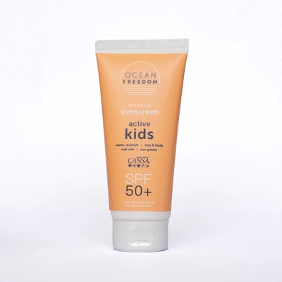 Superdrug Ocean Freedom Active Kids Mineral Sun Cream SPF 50+ 100ml- Buy online at McGrocer