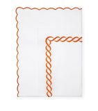 Pratesi Treccia Super King flat sheet 300cm x 270cm, imported from the UK