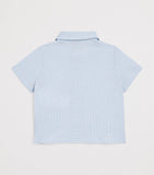 Emporio Armani kids cotton-blend seersucker shirt 6-36 months - British product