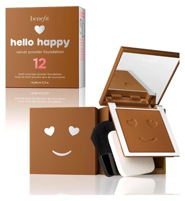 Benefit Hello Happy Velvet Powder Foundation GOODS Boots shade 12  