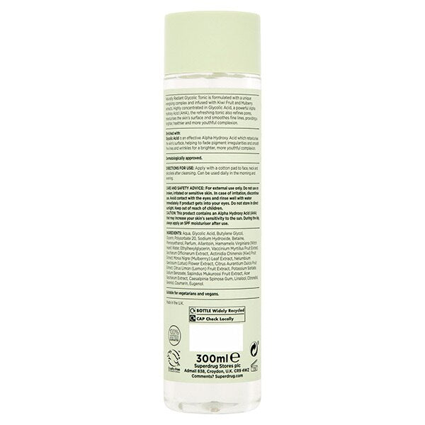 Superdrug Naturally Radiant Glycolic Tonic 5% 300ml GOODS Superdrug   