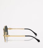 Versace Pilot Sunglasses gold-tone metal frame, imported from the UK