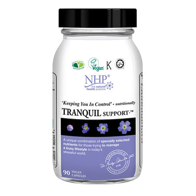 Superdrug NHP Tranquil Support Stress Relief Supplement 90 Capsules- Buy online at McGrocer