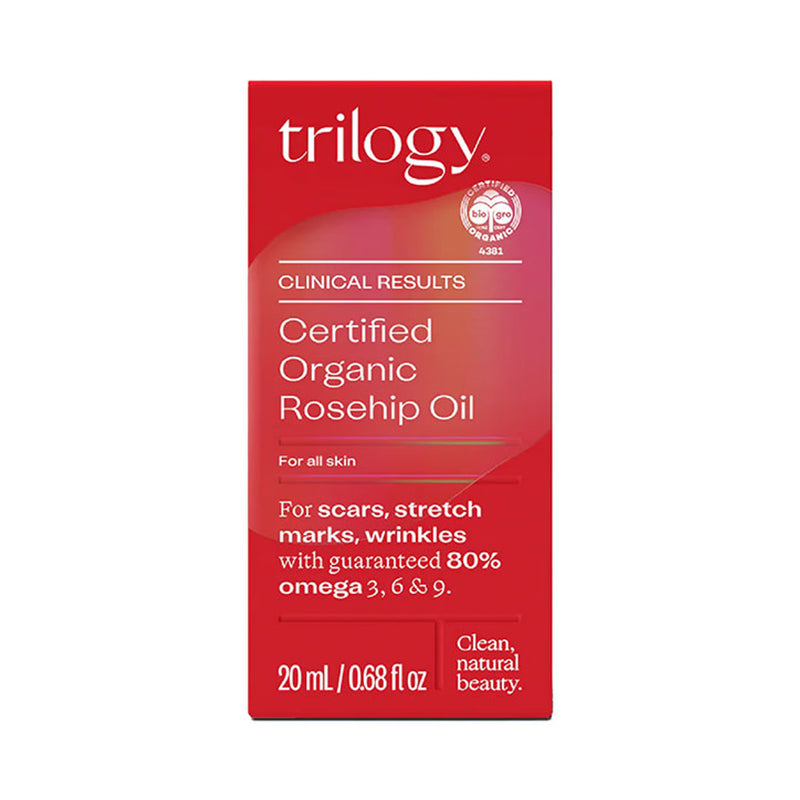 Trilogy certified organic rosehip oil 20ml (British brand)