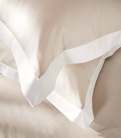 Harrods Square Oxford Pillowcase 65cm x 65cm Satin High Thread Count- Buy online at McGrocer