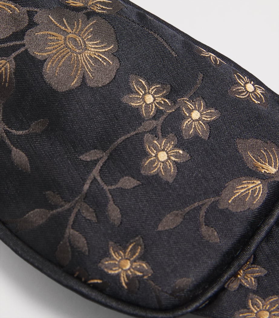 Daniel Hanson silk night floral eye mask (British brand)