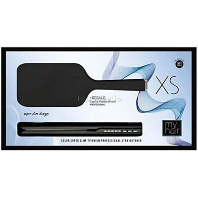 Superdrug AGV Hair MyHair Set XS Hair Straightener and Paddle Brush - Matte Black- Buy online at McGrocer