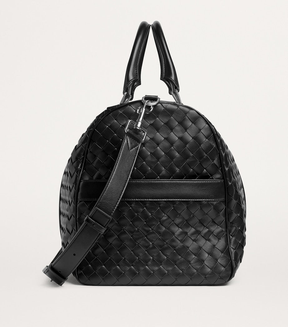 Bottega Veneta large leather Intrecciato duffle bag (British brand)