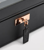 WOLF Vegan Leather Axis Watch Box 8-piece (British brand)