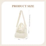 Livingandhome double layer portable insulated lunch bag, imported from the UK