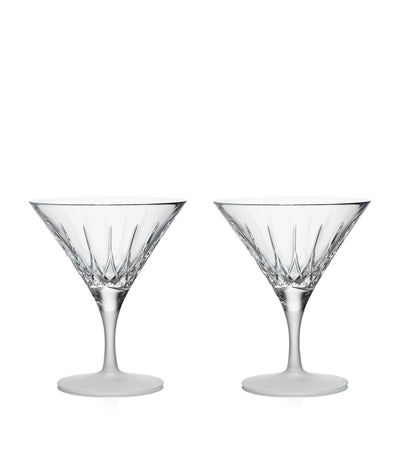 Harrods Waterford Lismore Arcus Krystall Martini Glass Sett med 2 (220ml)- Kjøp online på McGrocer