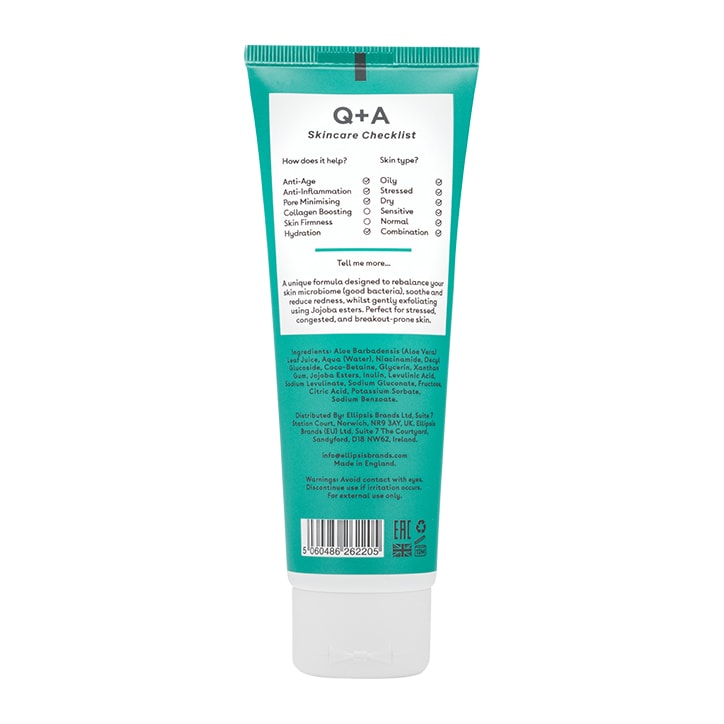 Q+A Niacinamide Gentle Exfoliating Cleanser 125ml