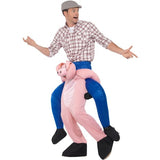Smiffys pig costume one-piece suit mock legs, imported from the UK