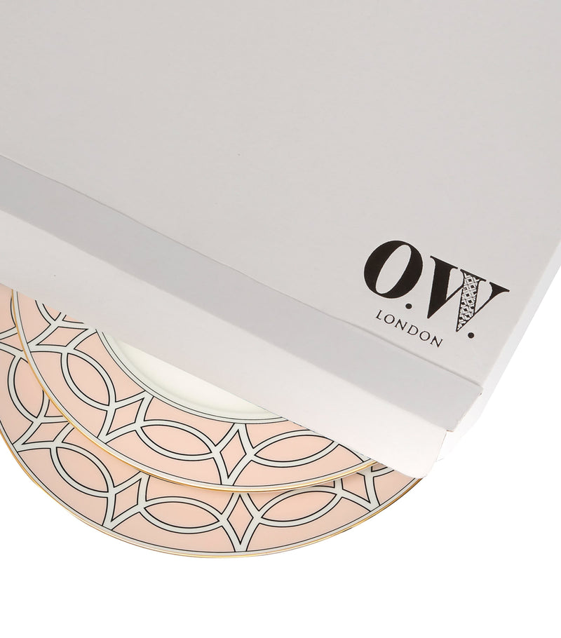 O.W. London Loop dessert plates 21cm, imported from the UK