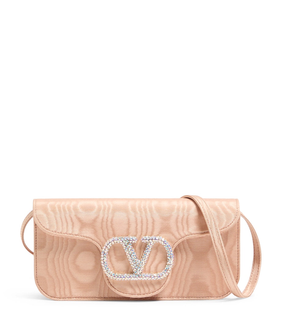 Valentino Garavani Moiré Locò clutch bag (British brand)
