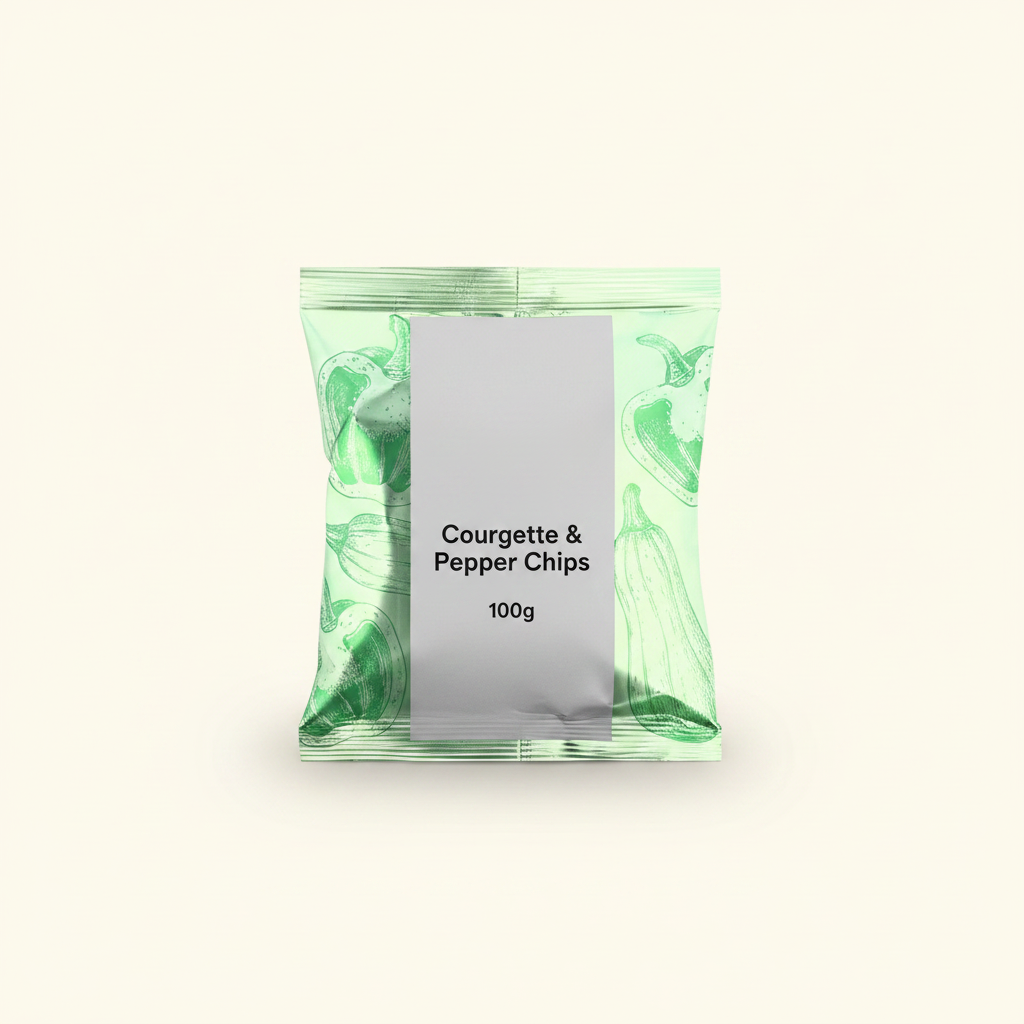 Holland & Barrett Pepper Courgette Chips 12x 16g, UK version
