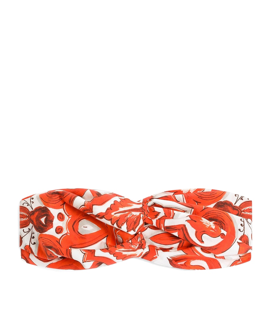 Dolce&Gabbana kids headband Majolica print - British product