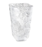 Lalique crystal Pivoines vase 35cm, UK version