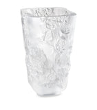 Lalique crystal Pivoines vase 35cm, UK version