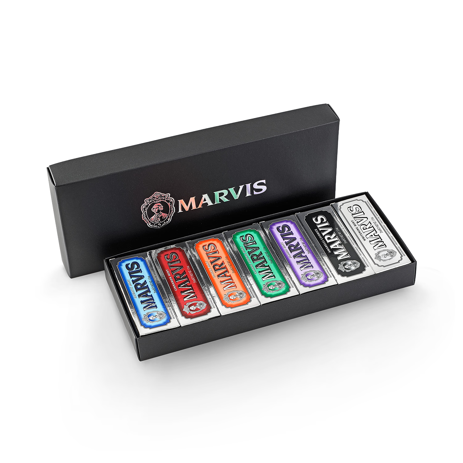 Marvis toothpaste set 7 flavours 25ml, UK version