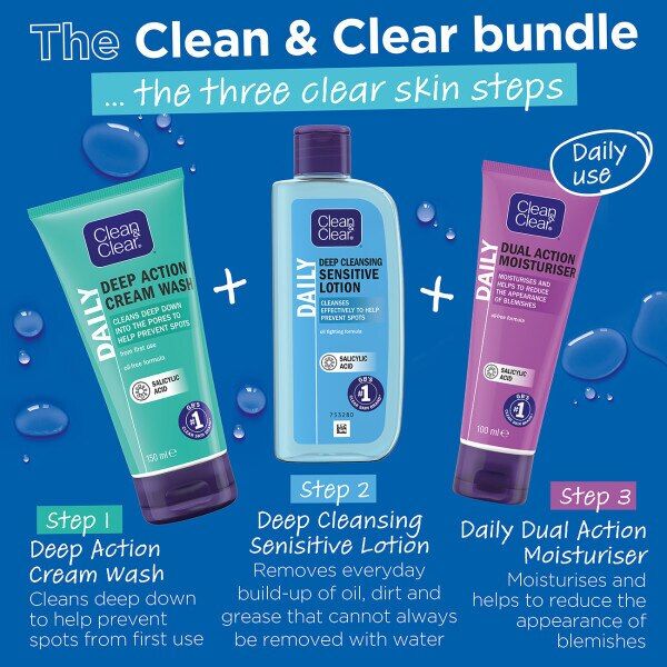 Clean & Clear Deep Action Cleansing Wash 150ml GOODS Superdrug   