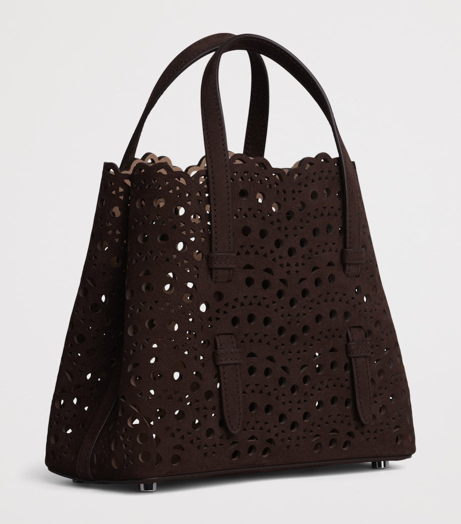 Alaïa Le Mina suede tote bag - British product