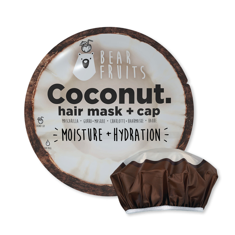 Bear Fruits coconut moisture hair mask, imported from the UK