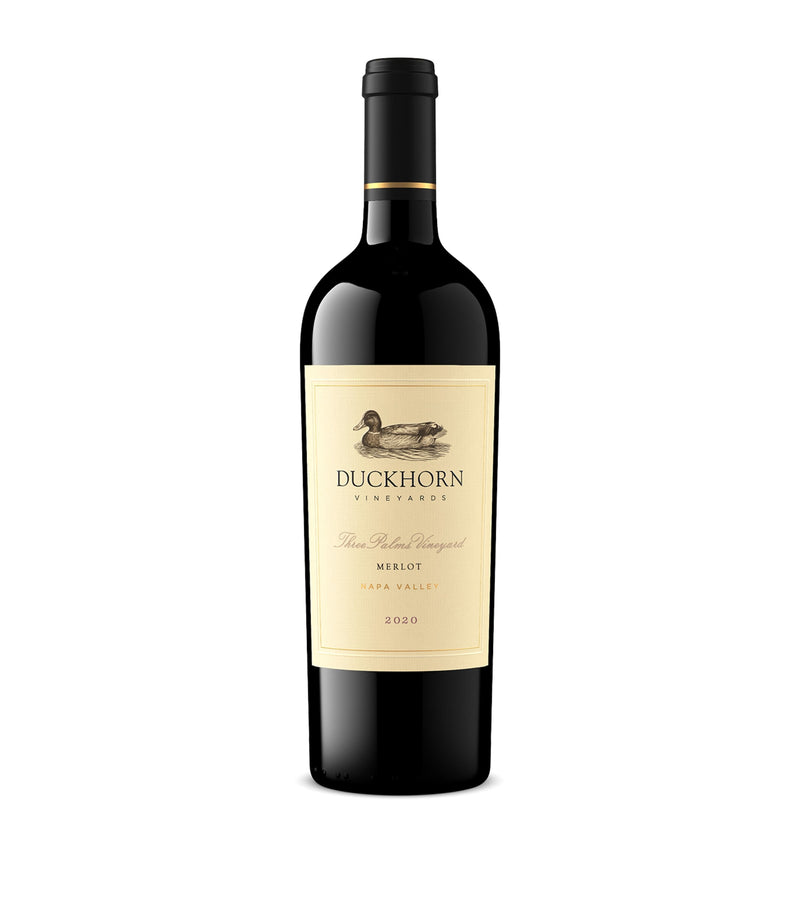 Duckhorn Three Palms Merlot red wine 2020 vintage 75cl bottle - British product