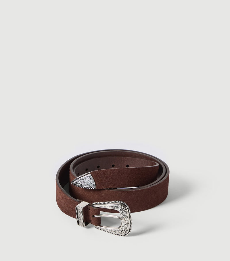 Brunello Cucinelli reversed leather belt 2.5cm, imported from the UK