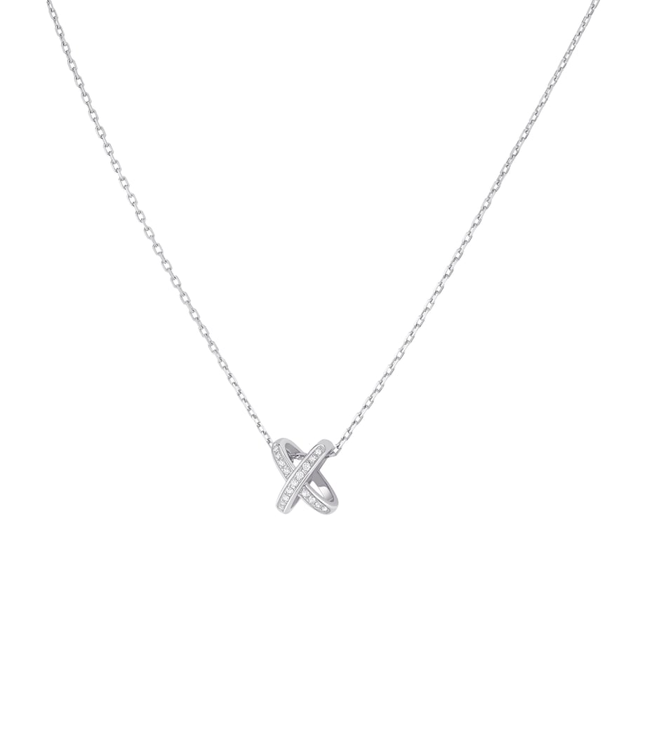 Chaumet Jeux de Liens white gold diamond necklace, imported from the UK
