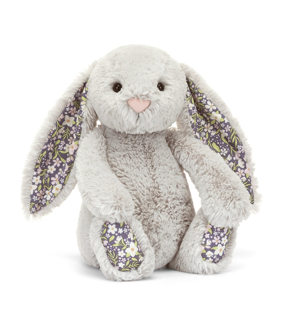 Jellycat Blossom Silver Bunny Bloom plush bunny toy 31cm, imported from the UK