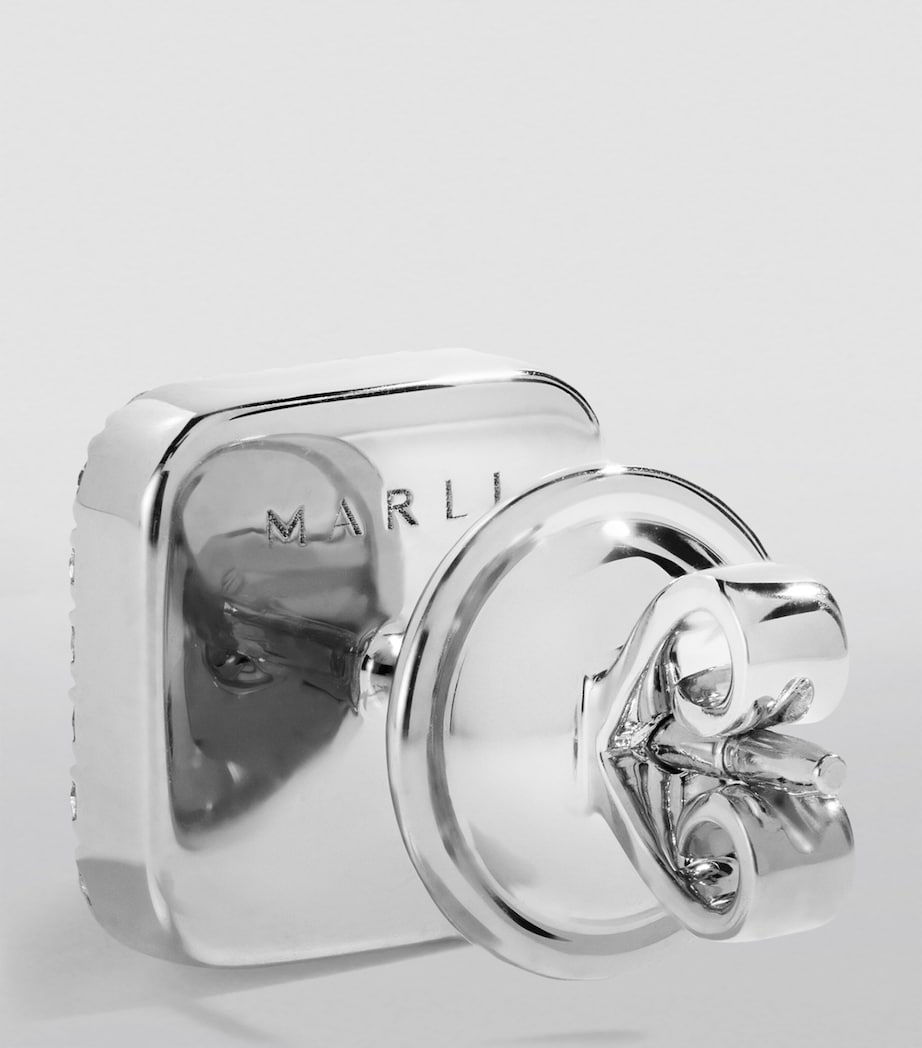 MARLI New York Cleo pyramid earrings white gold diamonds (British brand)