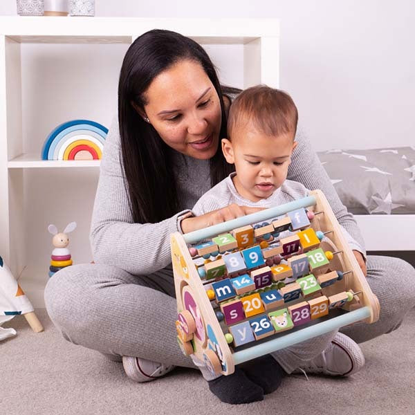 Bigjigs Toys Wooden Triangular Activity Centre GOODS Superdrug   