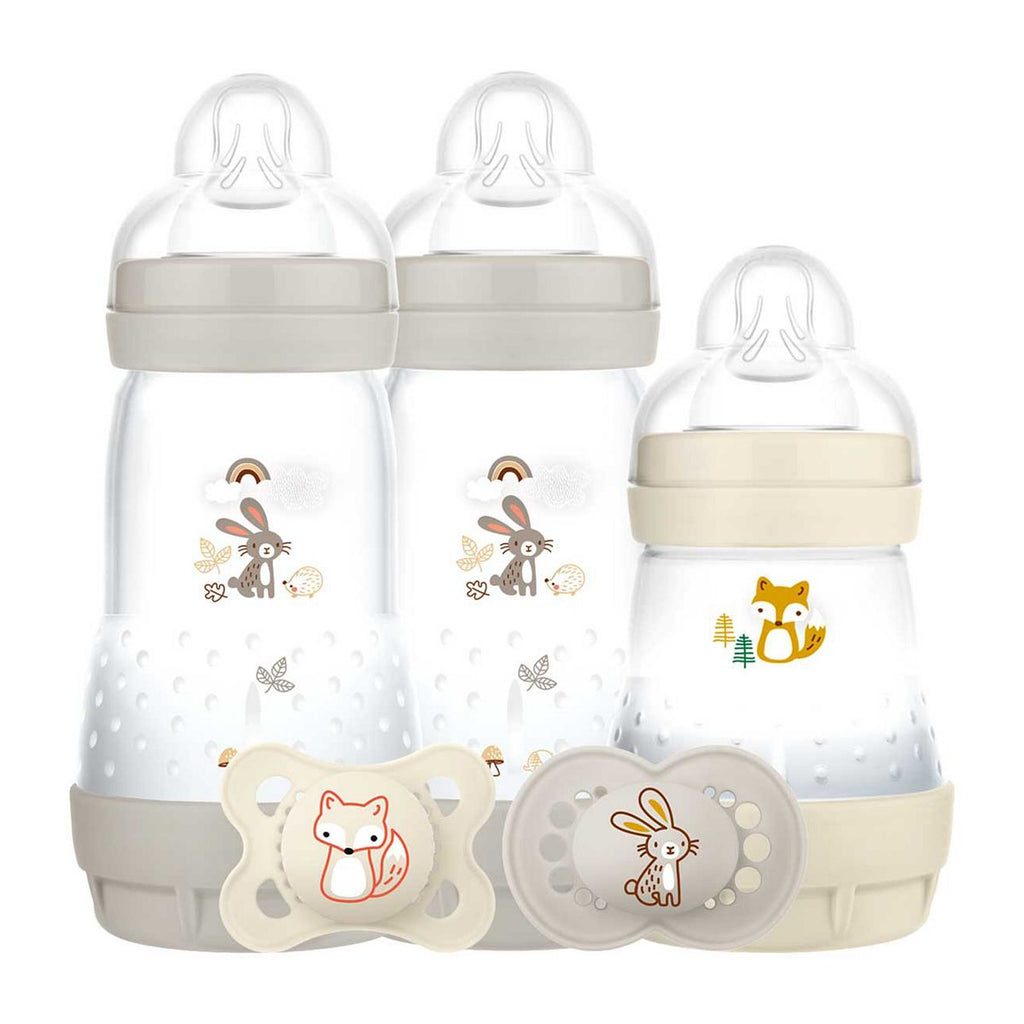 MAM Colours of Nature Anti Colic Self Sterilising Bottle Set