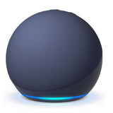 Amazon Echo Dot 5th generation smart speaker in blue (British brand)