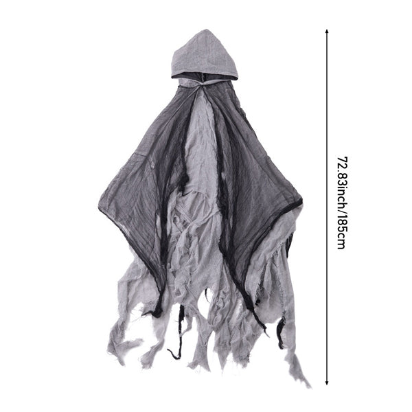 Livingandhome skeleton cloak Halloween costume, UK version